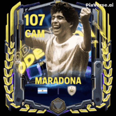 Soccer Player Maradona GIF