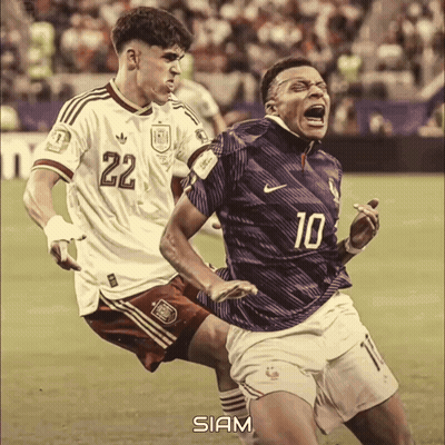 Soccer Player Number 10 Being Tackled GIF