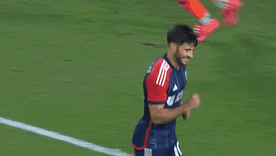 Soccer Player Number 10 Celebrates Goal GIF