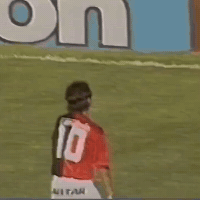 Soccer Player Number 10 Hugging Another Player GIF