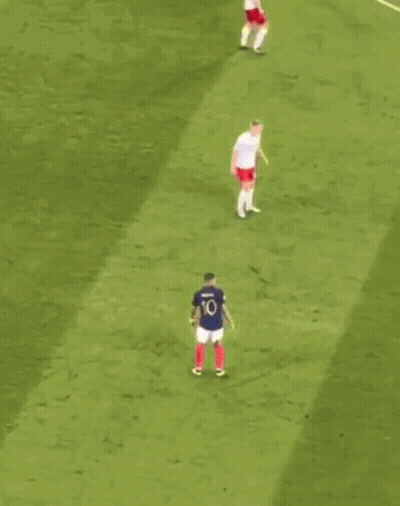 Soccer Player Number 10 Kicking Soccer Ball GIF