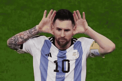 Soccer Player Number 10 Making Funny Face GIF
