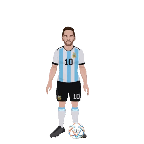 Soccer Player Number 10 Sticker