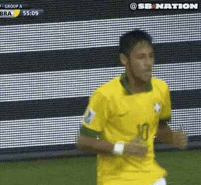 Soccer Player Number 10 Running On Field GIF