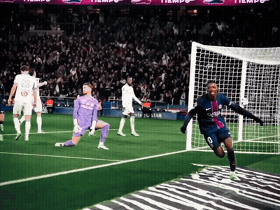 Soccer Player Number 10 Running Towards Goal GIF