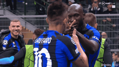 Soccer Player Number 10 Surrounded By Teammates GIF
