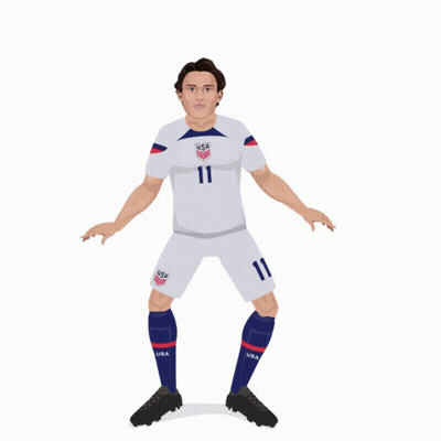 Soccer Player Number 11 GIF