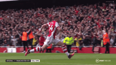 Soccer Player Number 14 GIF