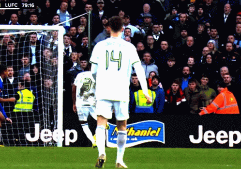 Soccer Player Number 14 GIF