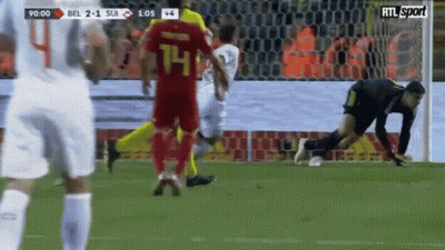 Soccer Player Number 14 GIF
