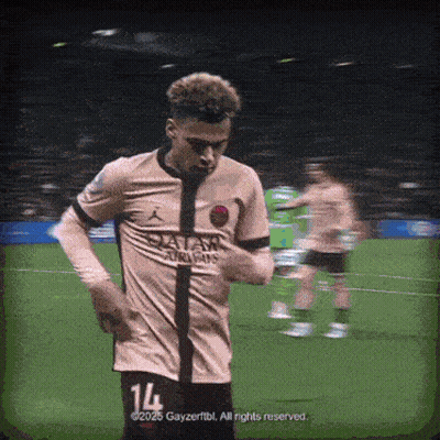 Soccer Player Number 14 On Field GIF