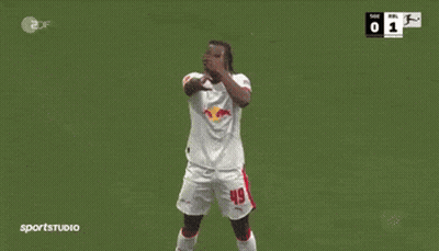 Soccer Player Number 14 Running GIF