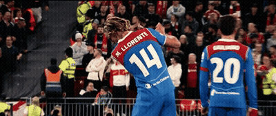 Soccer Player Number 14 GIF