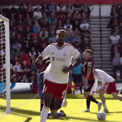 Soccer Player Number 15 Running Toward Ball GIF