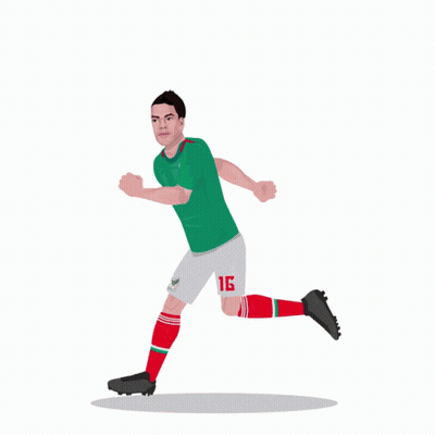 Soccer Player Number 16 GIF