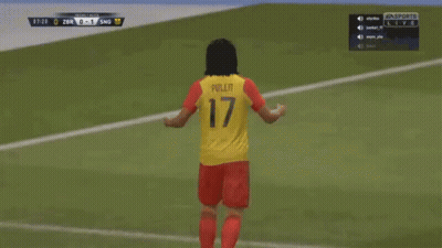 Soccer Player Number 17 GIF