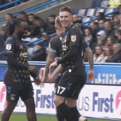 Soccer Player Number 17 Celebrates Goal With Teammates GIF