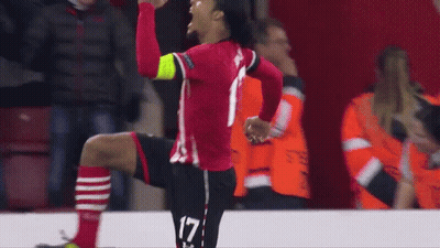 Soccer Player Number 17 Celebrating GIF