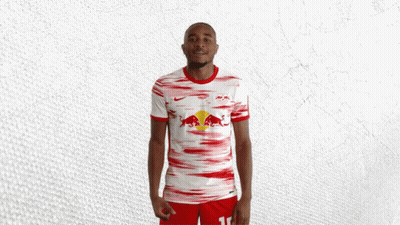 Soccer Player Number 17 Flexing Muscles GIF