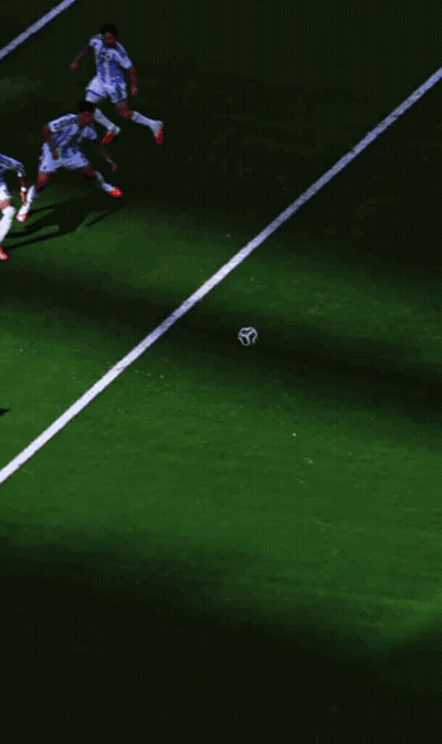 Soccer Player Number 18 Jumping In Air GIF