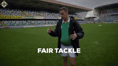 Soccer Player Number 18 Kicking Ball GIF