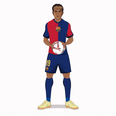 Soccer Player Number 19 Holding Ball GIF