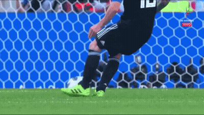Soccer Player Number 19 Kicking Ball GIF