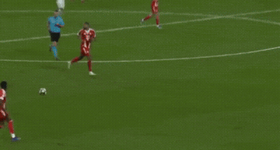 Soccer Player Number 19 Running On Field GIF