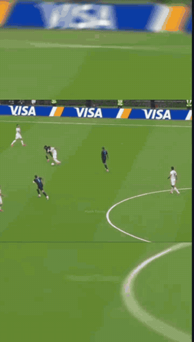 Soccer Player Number 19 Surrounded By Players GIF