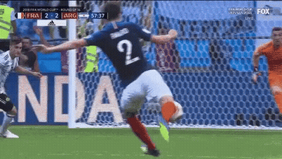 Soccer Player Number 2 Kicking Ball GIF