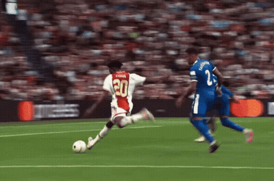 Soccer Player Number 2 Kicking Ball GIF