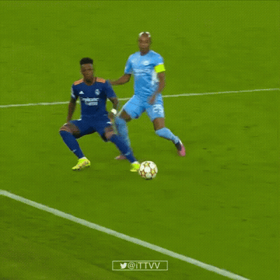 Soccer Player Number 20 Being Tackled GIF