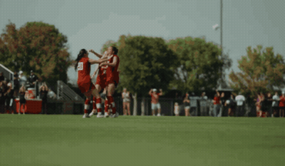 Soccer Player Number 20 Celebrating With Teammates GIF