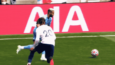 Soccer Player Number 20 Kicking Ball GIF