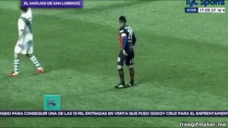 Soccer Player Number 20 Running GIF