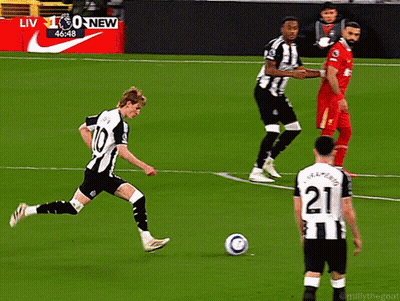 Soccer Player Number 21 Kicking Ball GIF