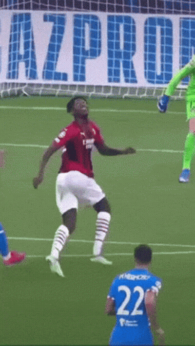 Soccer Player Number 22 Jumping In The Air GIF