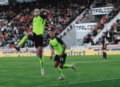 Soccer Player Number 24 Jumping GIF