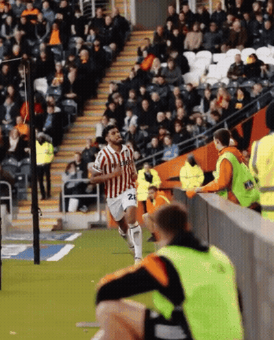 Soccer Player Number 24 Running GIF