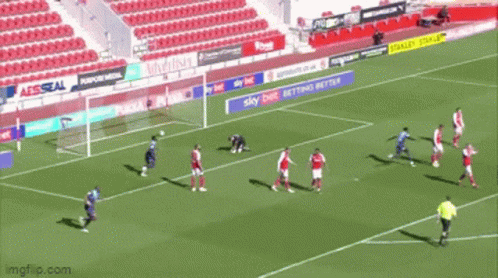 Soccer Player Number 26 Kicking Ball GIF