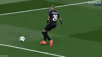 Soccer Player Number 29 Kicking Ball GIF