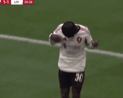Soccer Player Number 30 Running On Field GIF