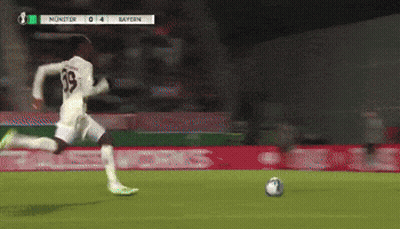 Soccer Player Number 33 Kicking Ball GIF