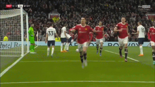 Soccer Player Number 33 Running GIF