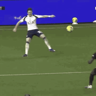 Soccer Player Number 35 Jumping To Catch Ball GIF