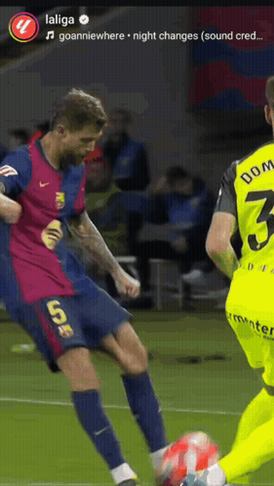 Soccer Player Number 5 Kicking Ball GIF