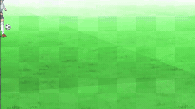 Soccer Player Number 5 Kicking Ball GIF