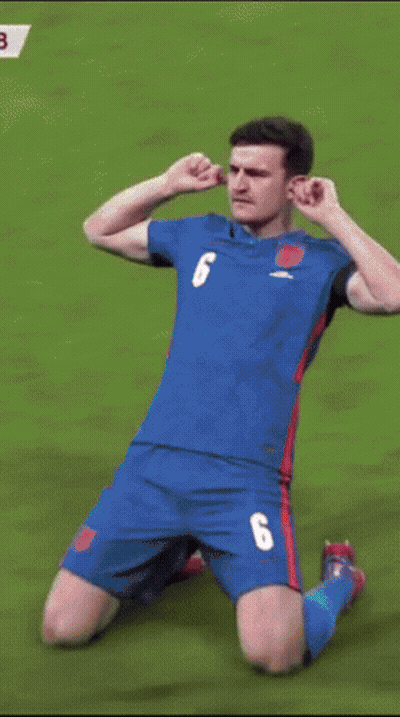 Soccer Player Number 6 GIF