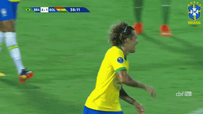 Soccer Player Number 6 Hugging Another Player GIF