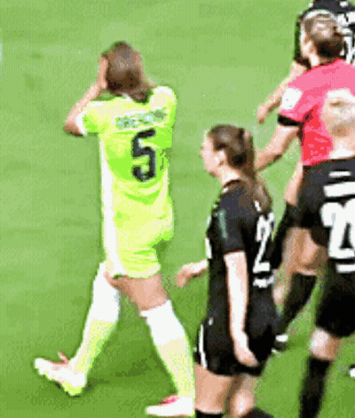 Soccer Player Number 6 Walking GIF